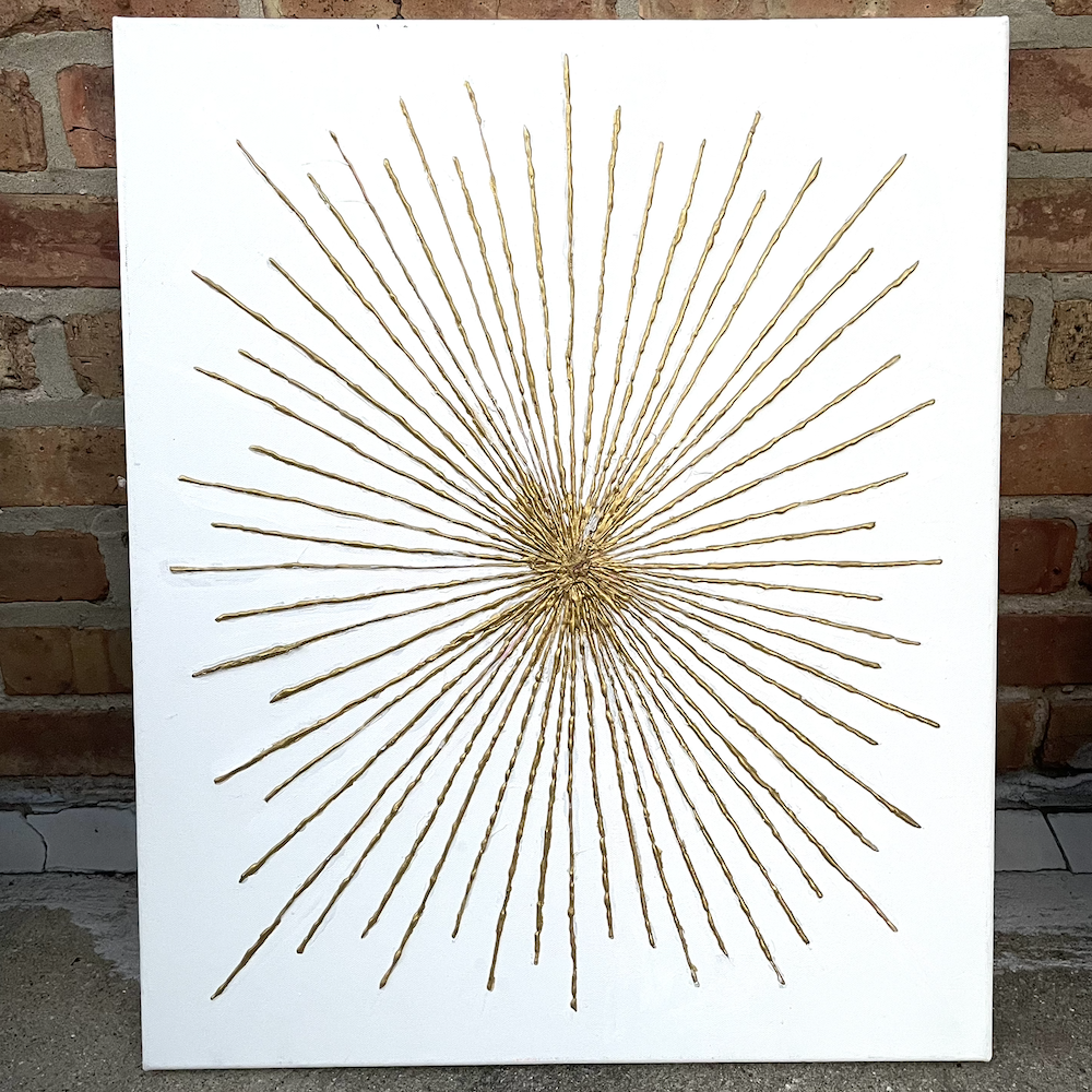 Golden Radiance (Textured Canvas)